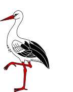 Schildhalter Storch rechts2.svg