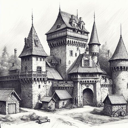 Burg Mühlstein in Usbeck